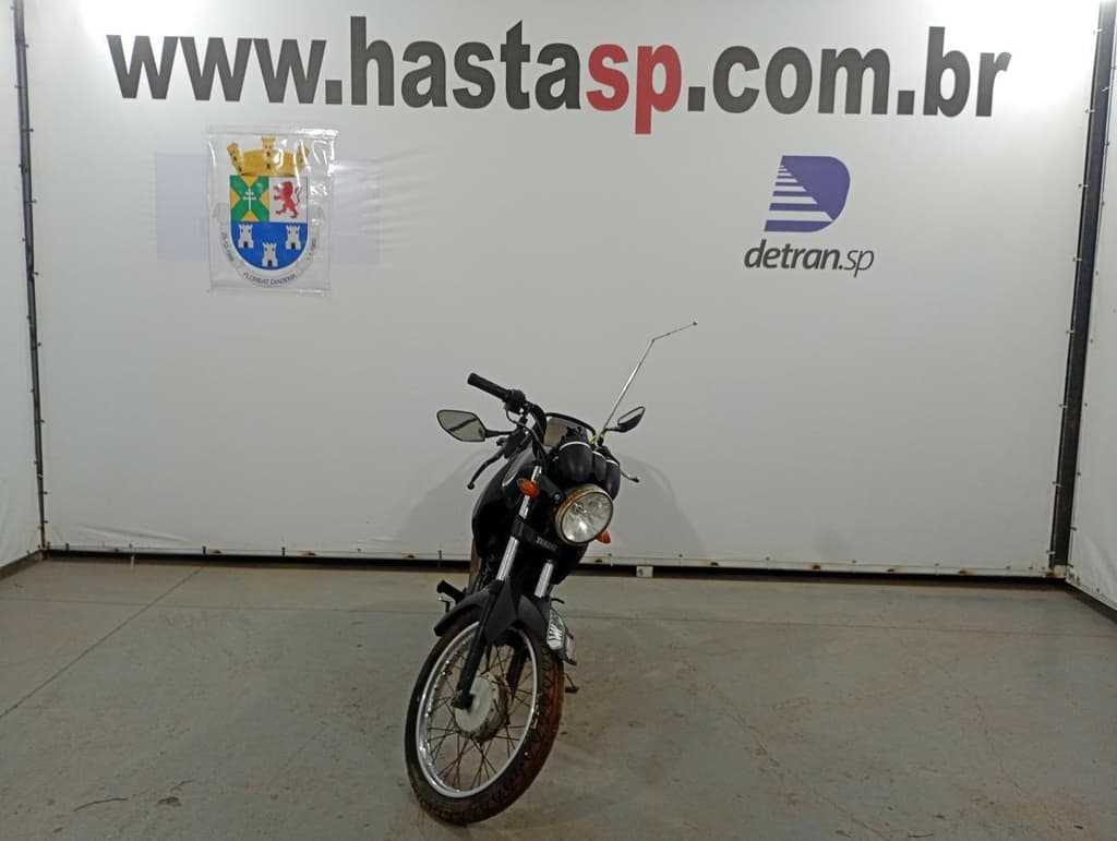 YAMAHA FACTOR YBR125 K 2010 2012 PRETA — foto do lote