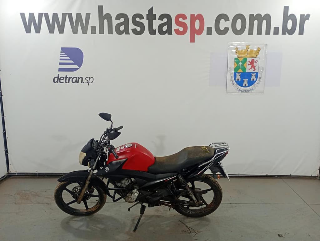 YAMAHA YBR150 FACTOR ED 2017 2018 VERMELHA — foto do lote