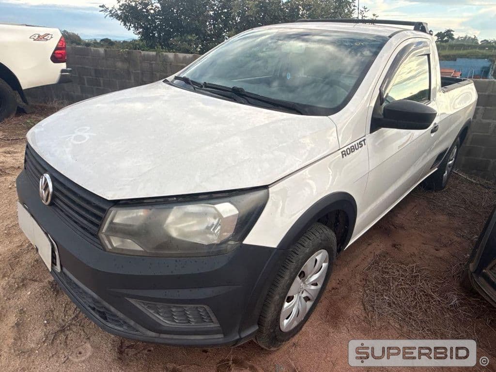 VW NOVA SAVEIRO RB MBVS 2017/2018, Placa FINAL 9,  (ID.: 48623) — foto do lote