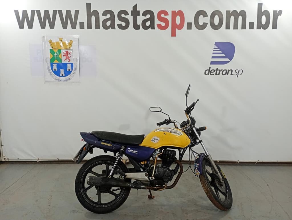 HONDA CG 125 CARGO 1999 2000 AMARELA — foto do lote