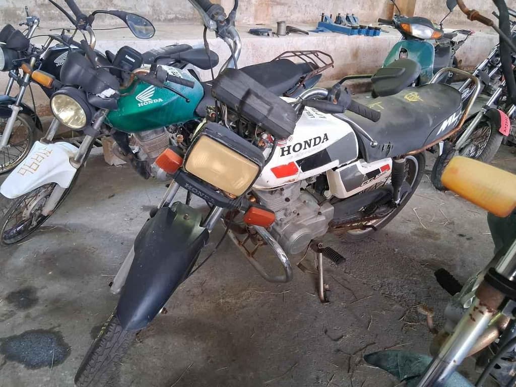 HONDA CG 125 1988 1988 Sucata Motor Servível — foto do lote