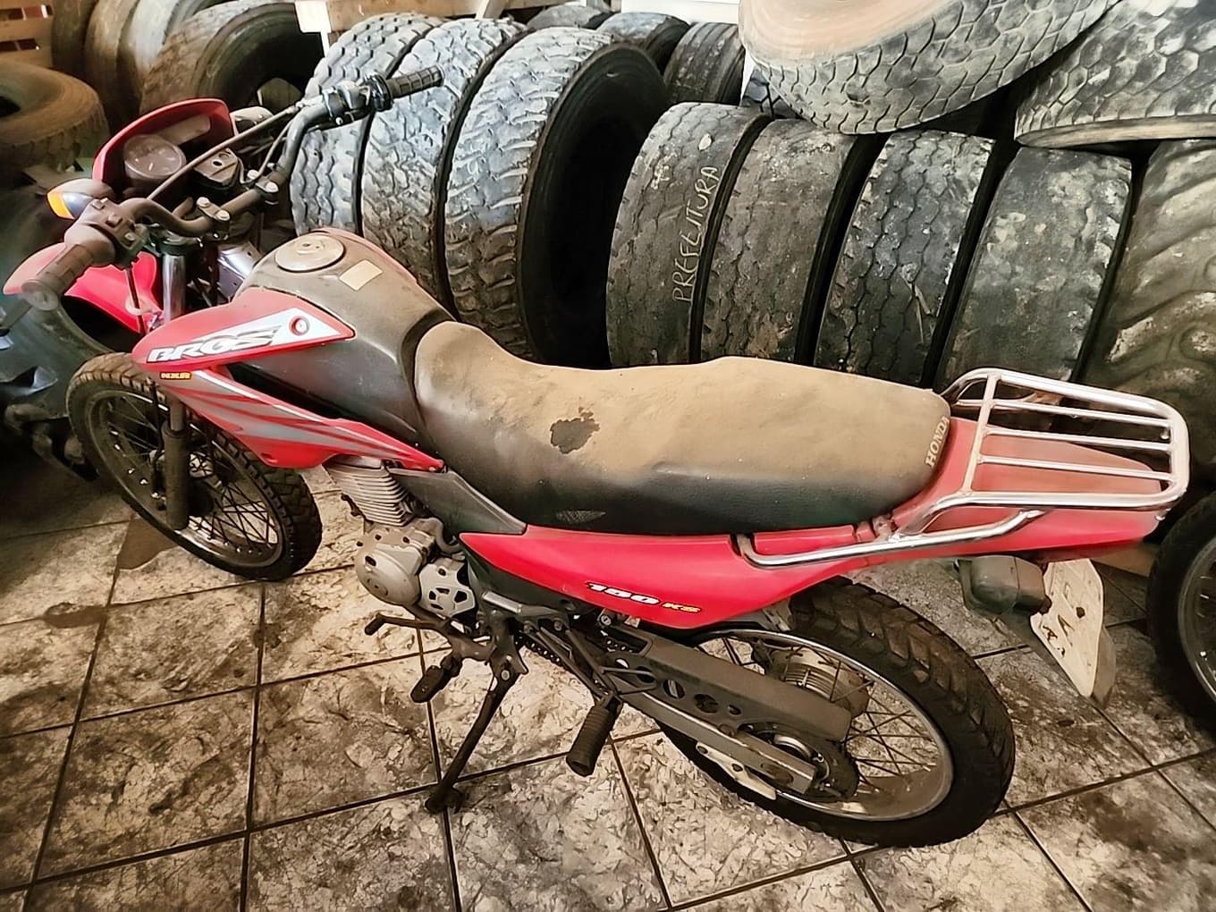 HONDA NXR 150 BROS KS ANO: 2008/2008 PLACA FINAL 5 (PR) — foto do lote