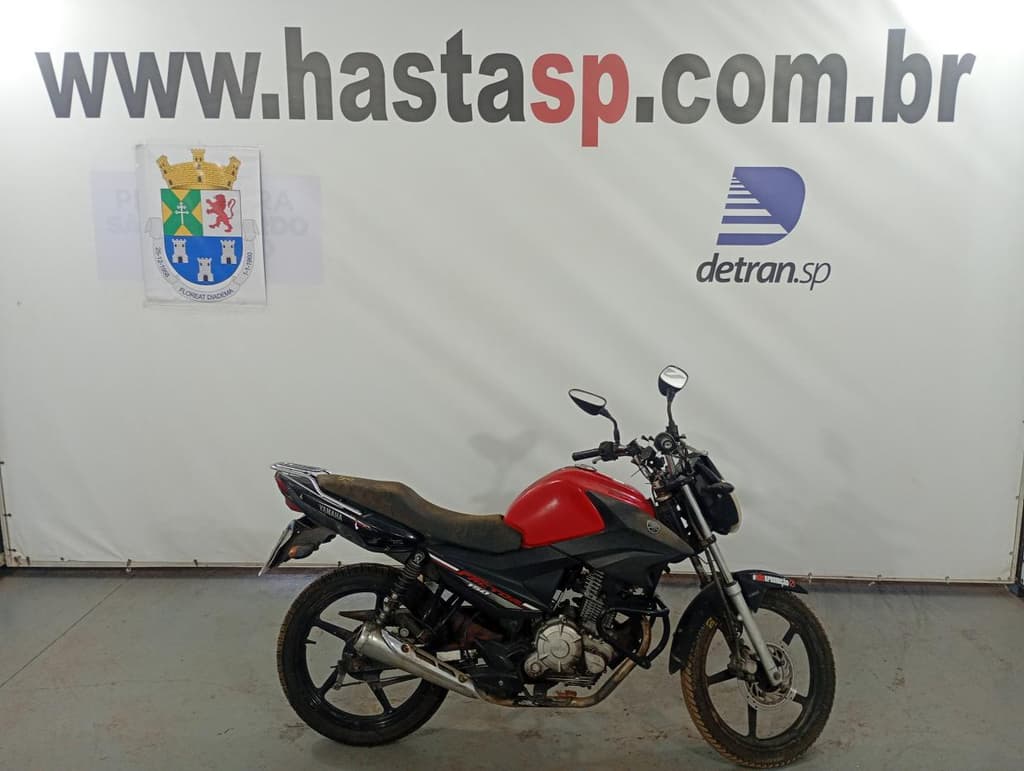 YAMAHA YBR150 FACTOR ED 2017 2018 VERMELHA — foto do lote