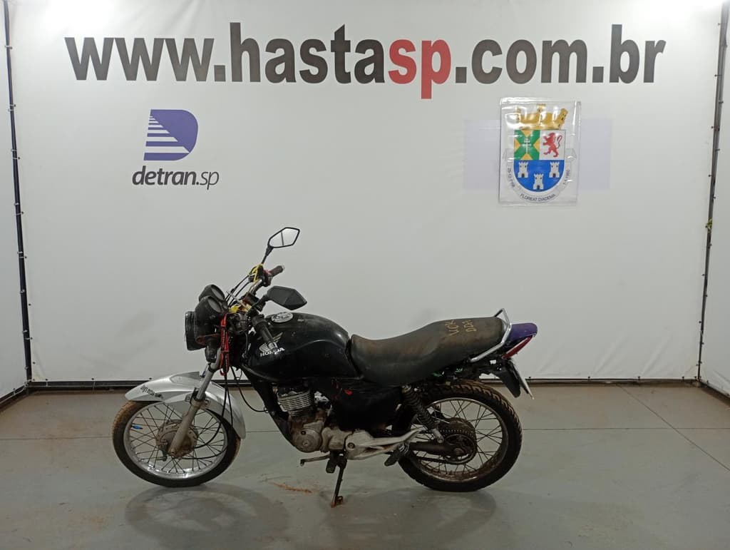 HONDA CG 125 FAN KS 2009 2010 PRETA — foto do lote