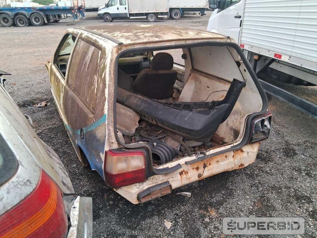 SUCATA DE FIAT UNO FLEX 2010/2011, Placa FINAL 7,  (ID.: 45444) — foto do lote