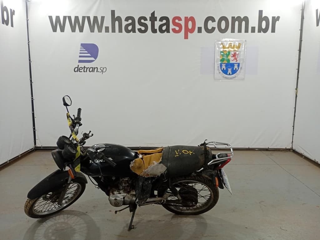 HONDA CG 125 FAN 2005 2006 PRETA — foto do lote