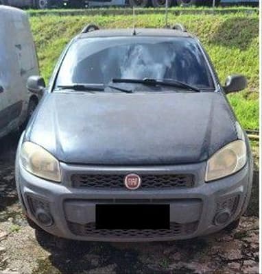 FIAT STRADA WORKING CD, 2014/2015, Placa FINAL 7 (MA), — foto do lote
