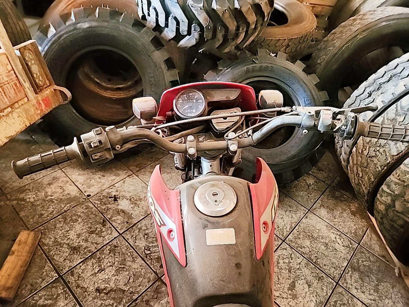 HONDA NXR 150 BROS KS ANO: 2008/2008 PLACA FINAL 5 (PR) — foto do lote