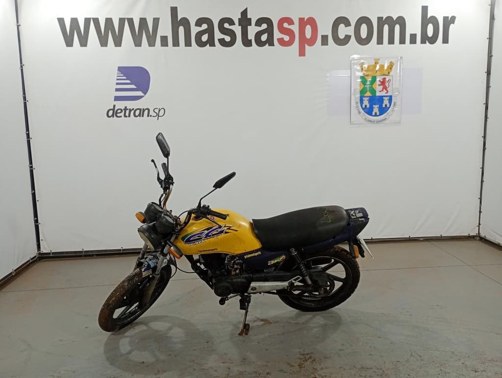 HONDA CG 125 CARGO 1999 2000 AMARELA — foto do lote