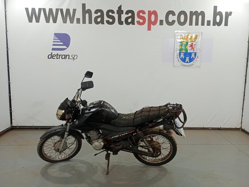 YAMAHA YBR150 FACTOR E 2016 2016 PRETA — foto do lote