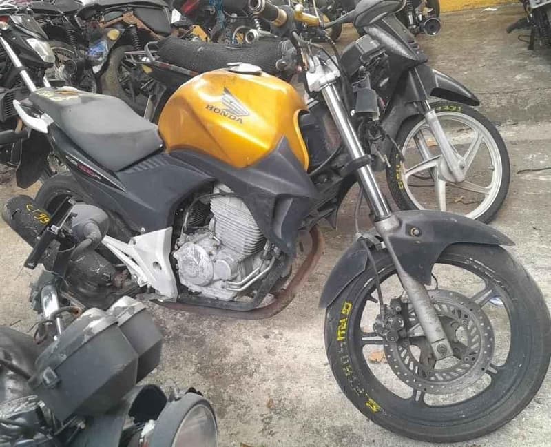 HONDA CB-300 2009 2010 Sucata Motor Servível — foto do lote