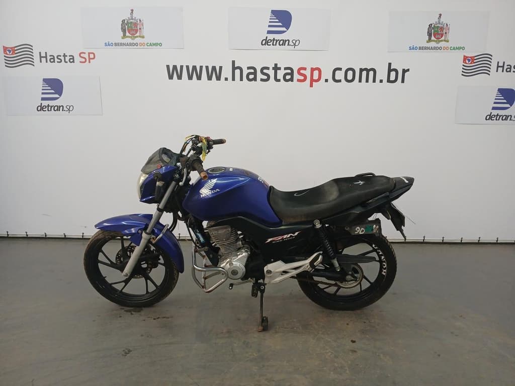 HONDA CG 160 FAN CG 160 FAN 2022 2022 AZUL — foto do lote