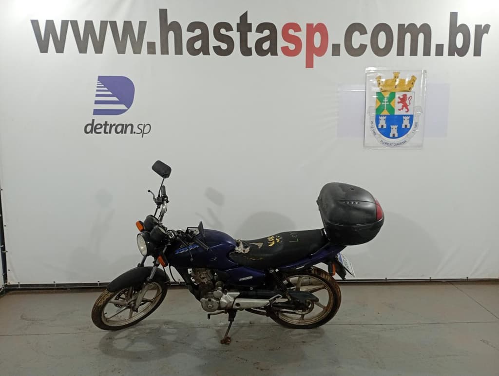 HONDA CG 125 TITAN ES 2001 2002 AZUL — foto do lote