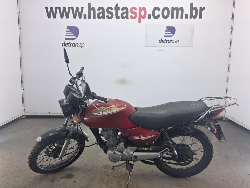 HONDA CG 125 TITAN ES 2001 2002 VERMELHA — foto do lote