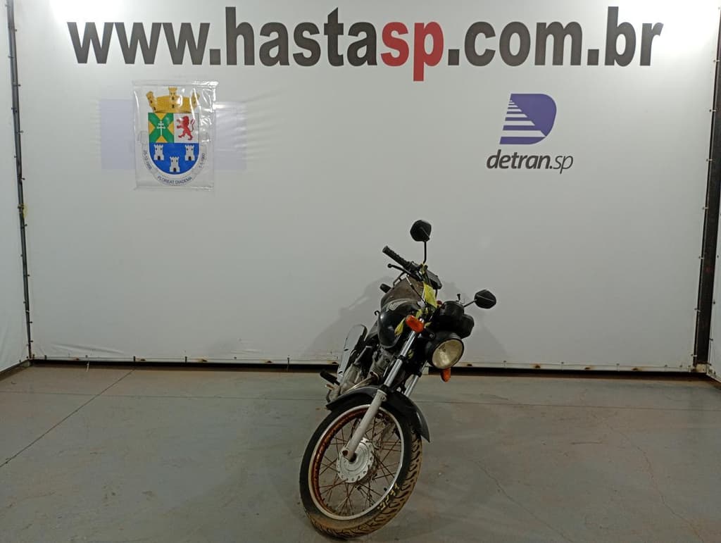 HONDA CG 125 FAN KS 2012 2013 PRETA — foto do lote