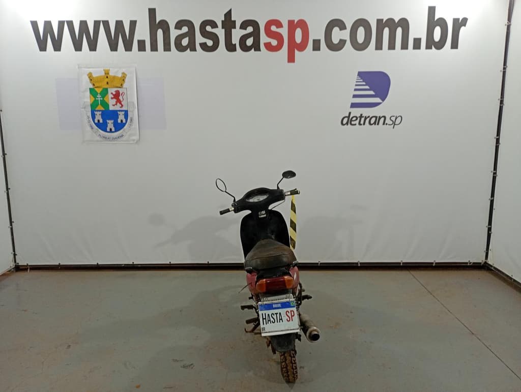 HONDA C100 BIZ ES 2005 2005 VERMELHA — foto do lote