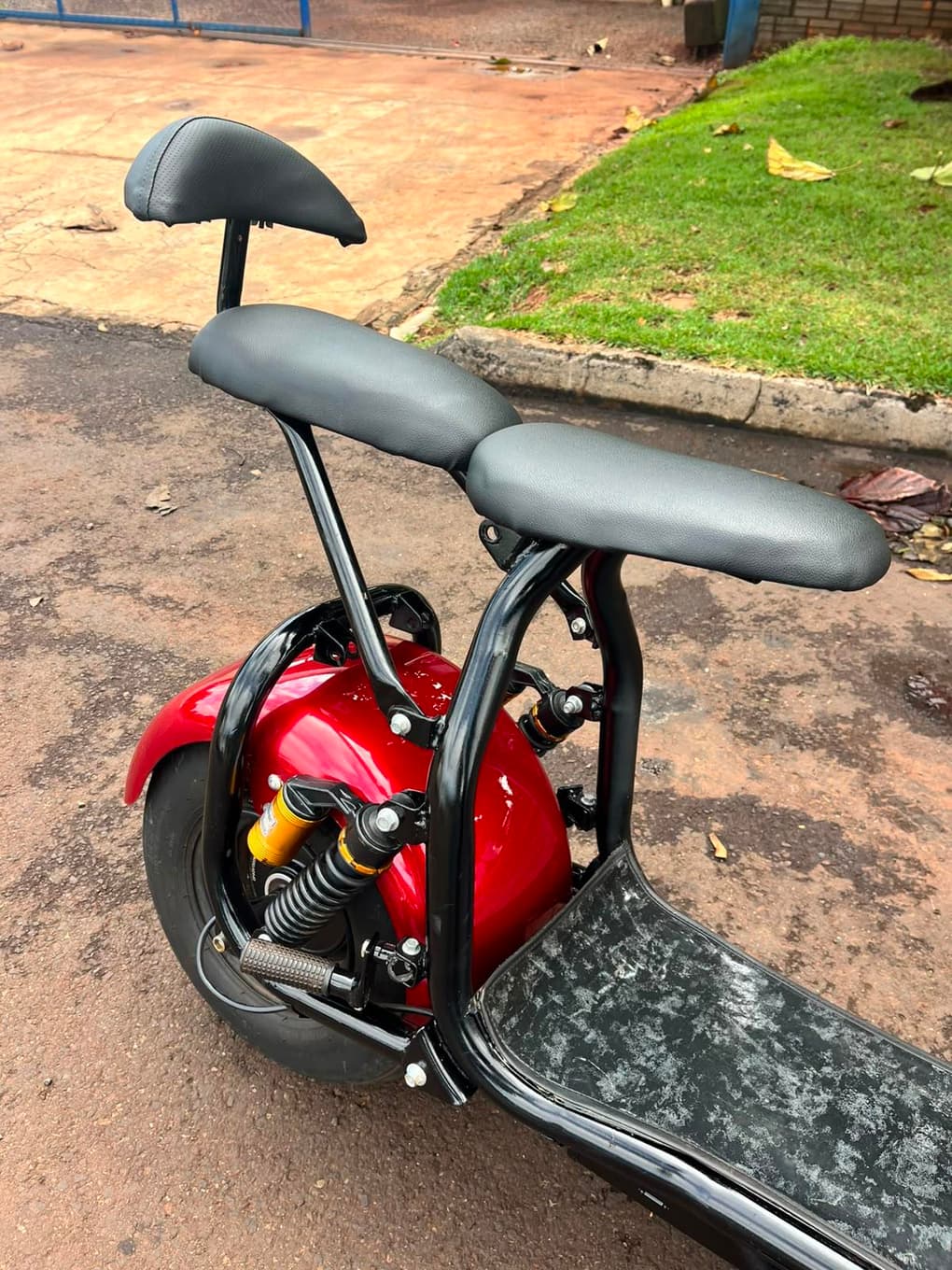 MOTO ELÉTRICA Q2-60V 12A - 1500W, 2021 — foto do lote