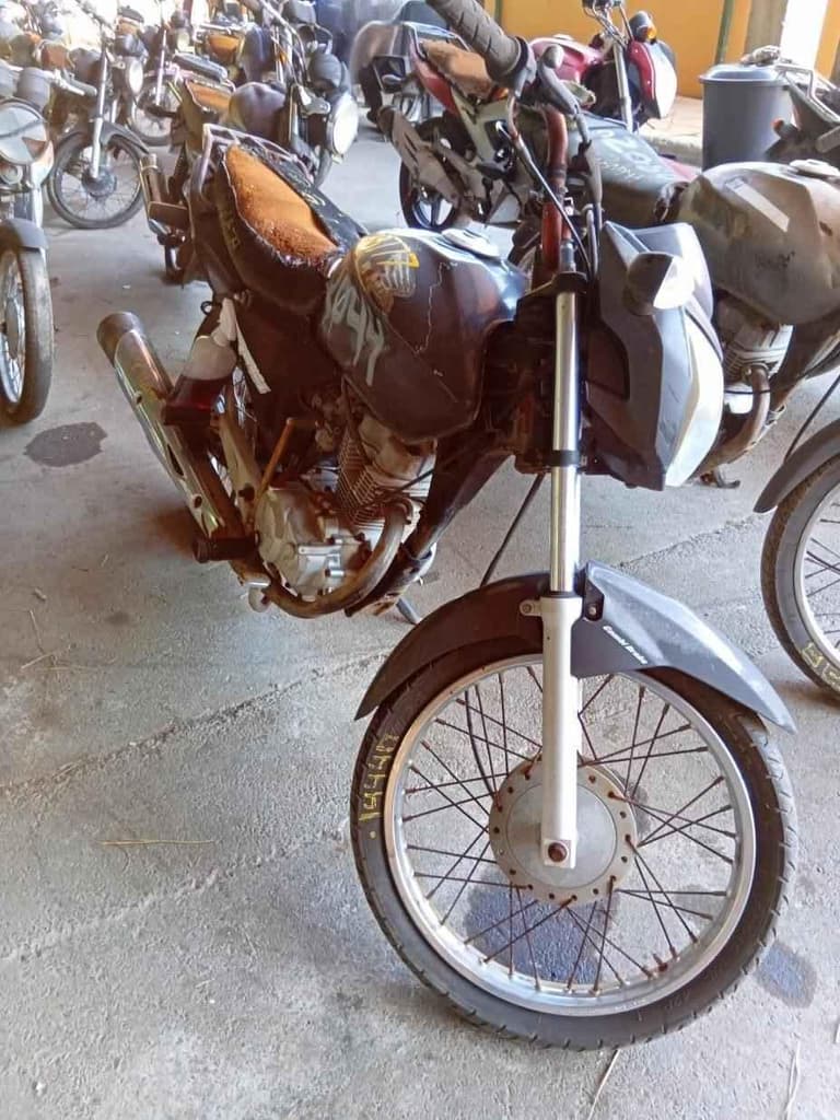 HONDA CG 150 2008 2008 Sucata Motor Servível — foto do lote