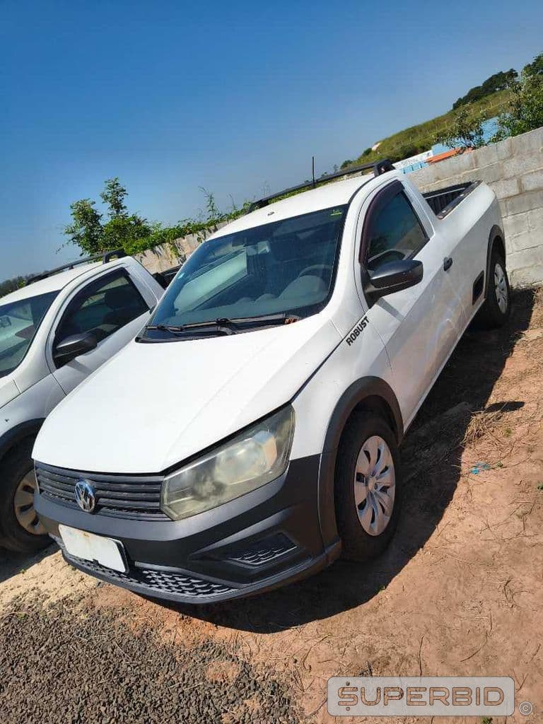VOLKSWAGEN NOVA SAVEIRO RB MBVS, 2017/2018, Placa FINAL 8 (SP), — foto do lote