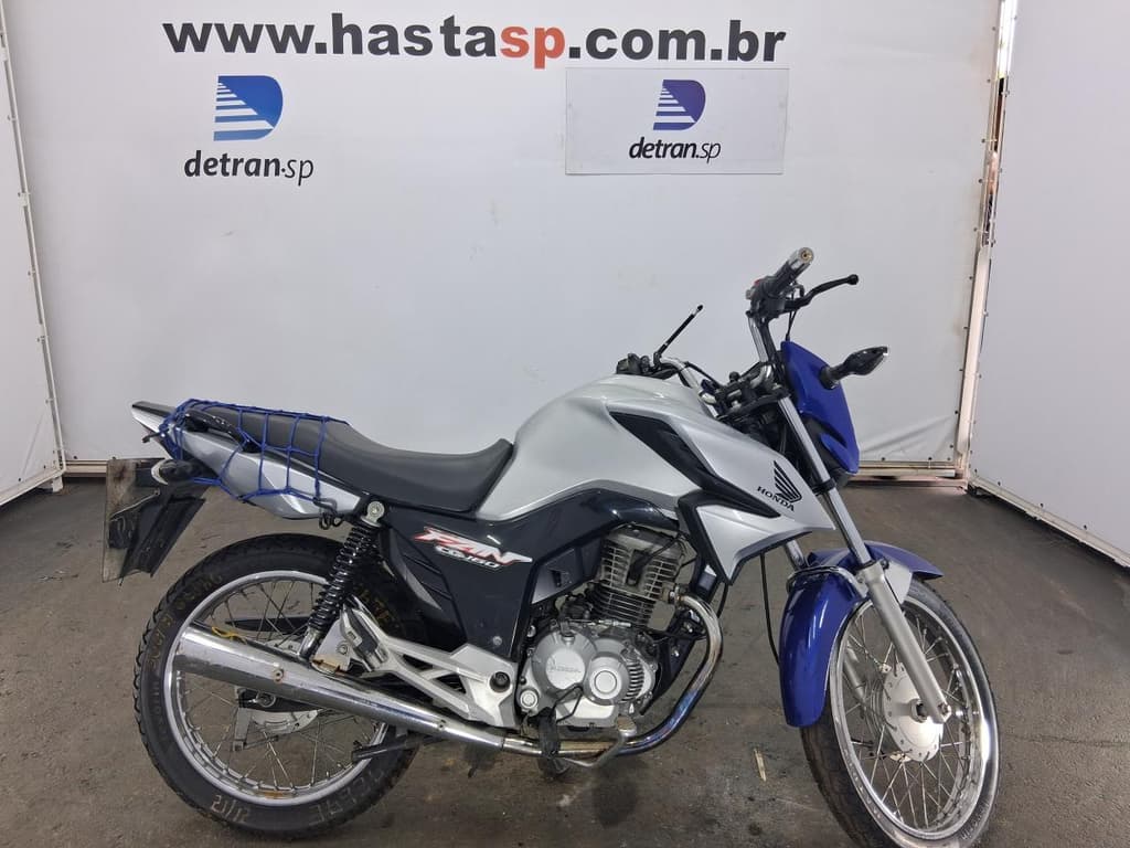 HONDA CG 160 FAN 2019 2020 PRATA — foto do lote
