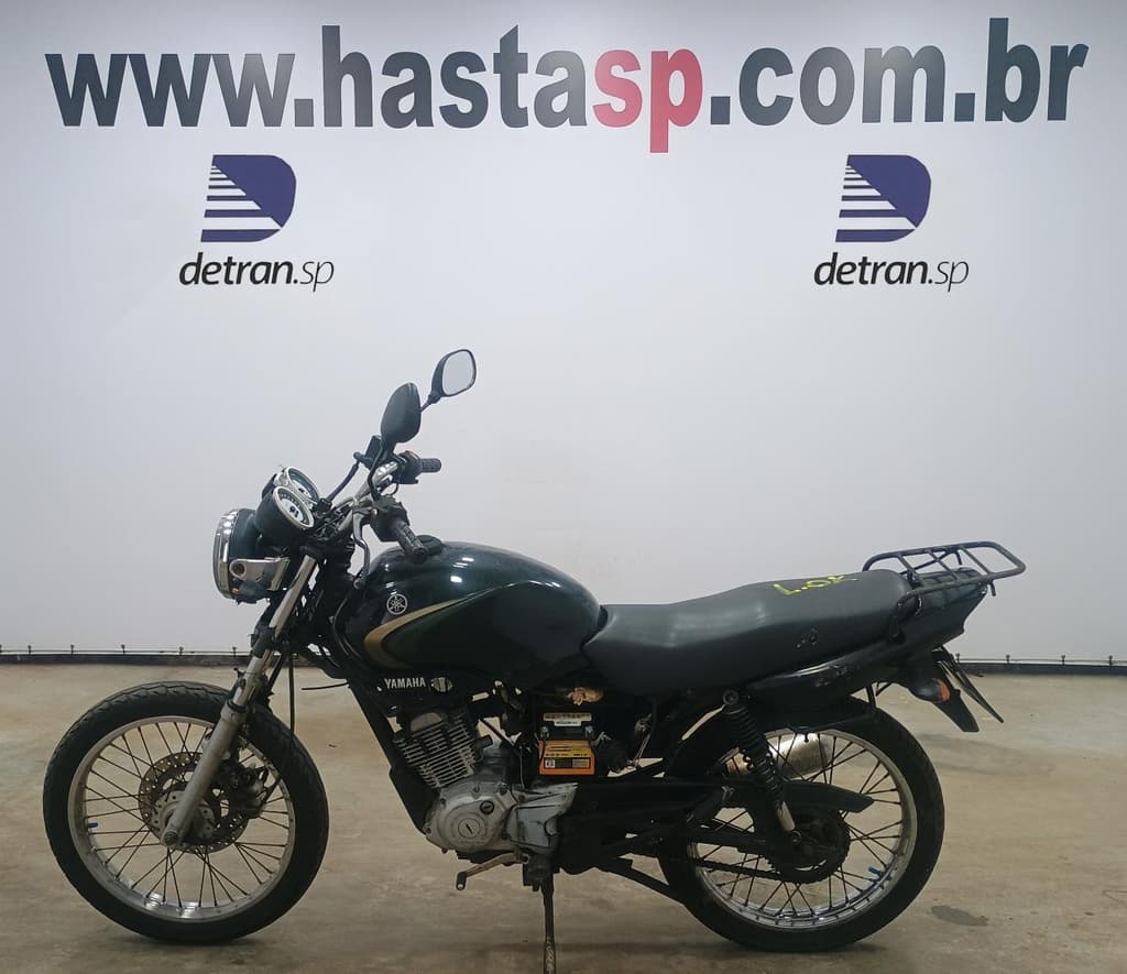 YAMAHA YBR 125ED 2004 2004 PRETA — foto do lote
