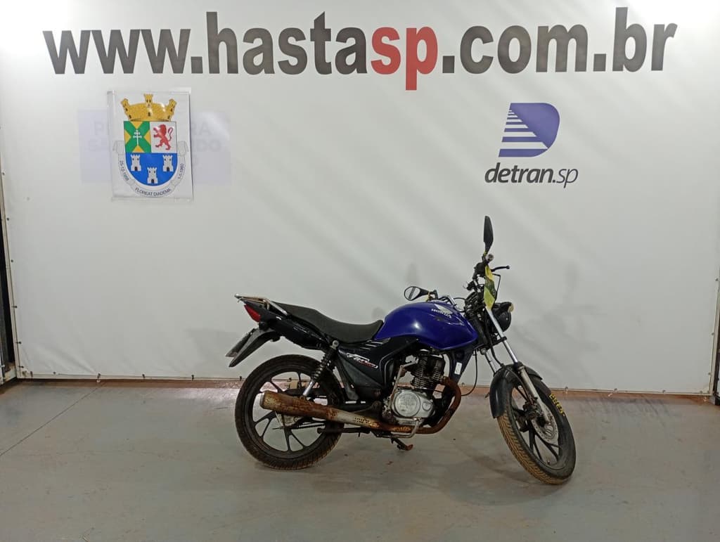 HONDA CG 125 FAN KS 2013 2013 AZUL — foto do lote