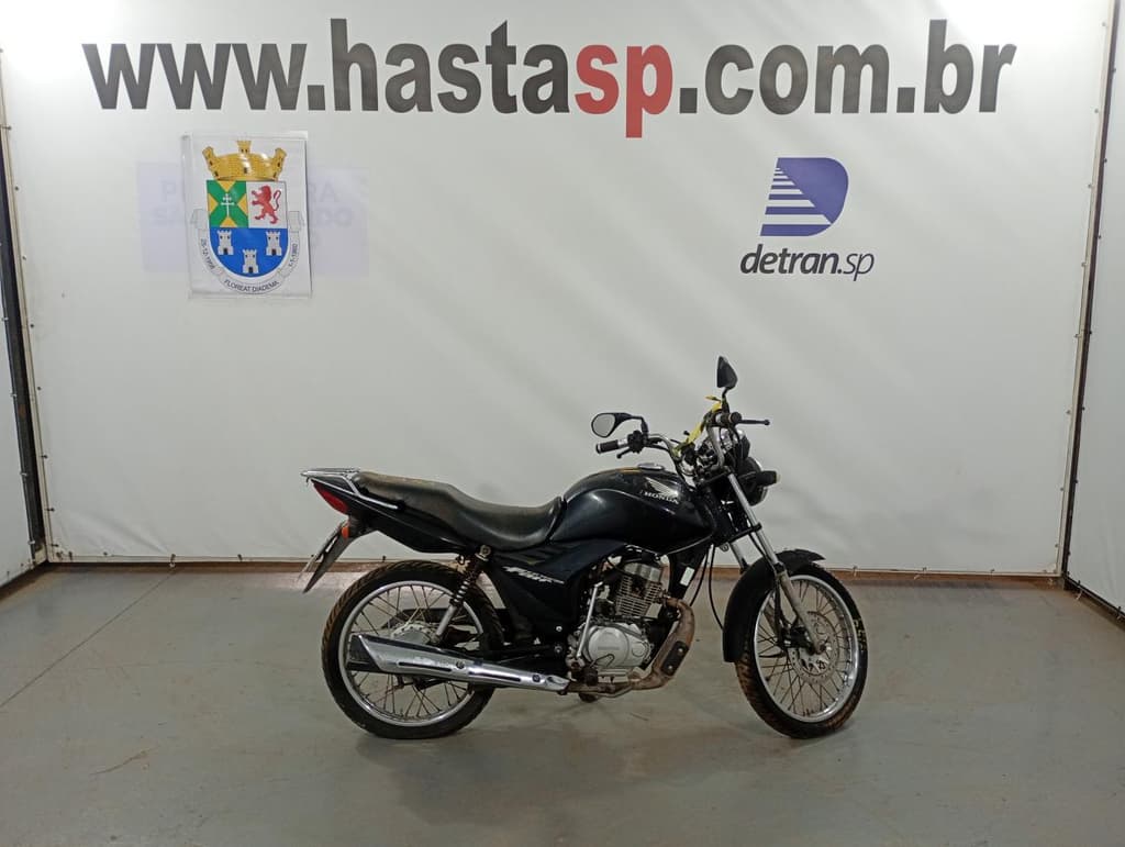 HONDA CG 125 FAN KS 2009 2010 PRETA — foto do lote