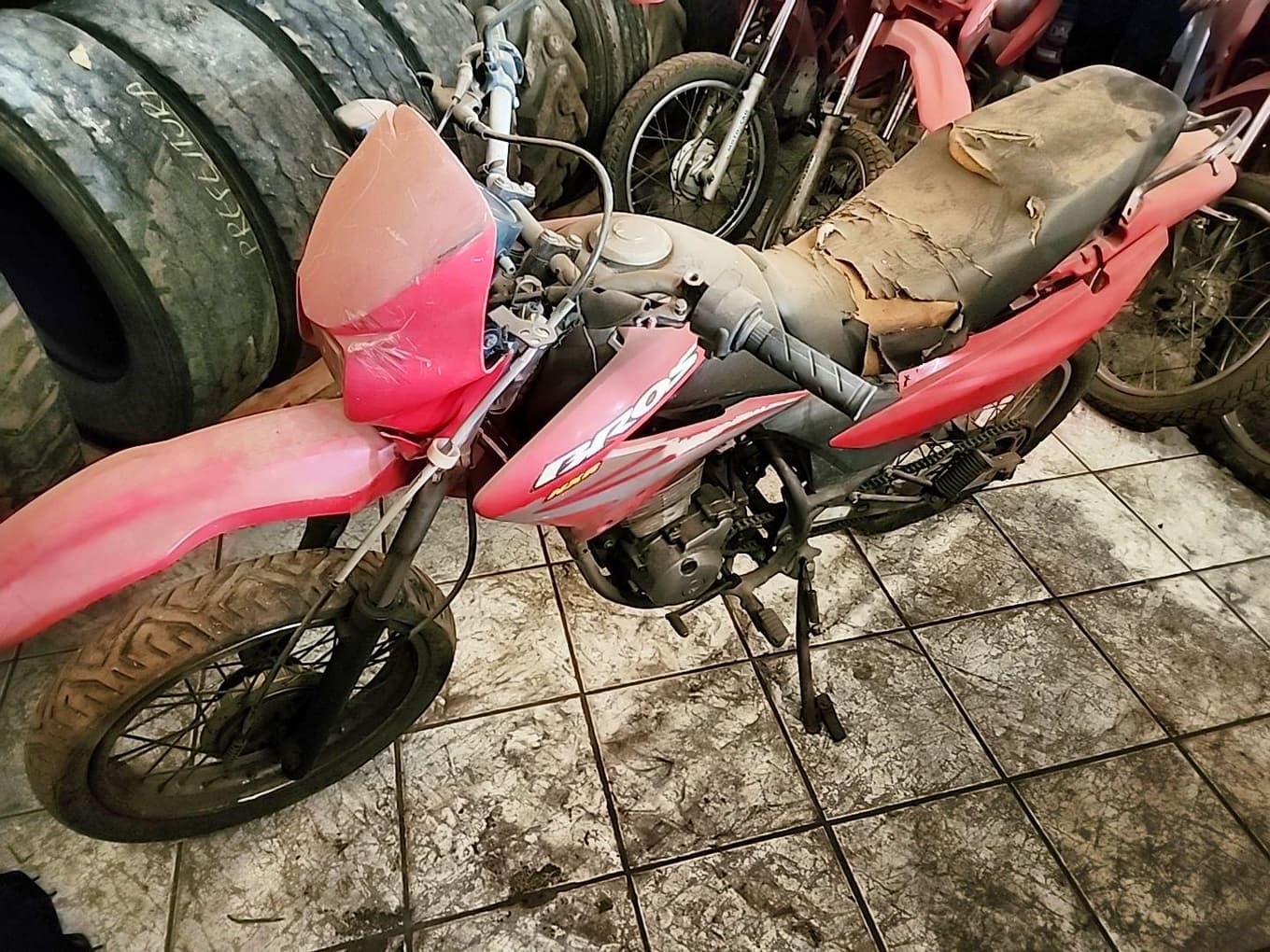 HONDA NXR 150 BROS KS ANO: 2008/2008 PLACA FINAL 2 (PR) — foto do lote