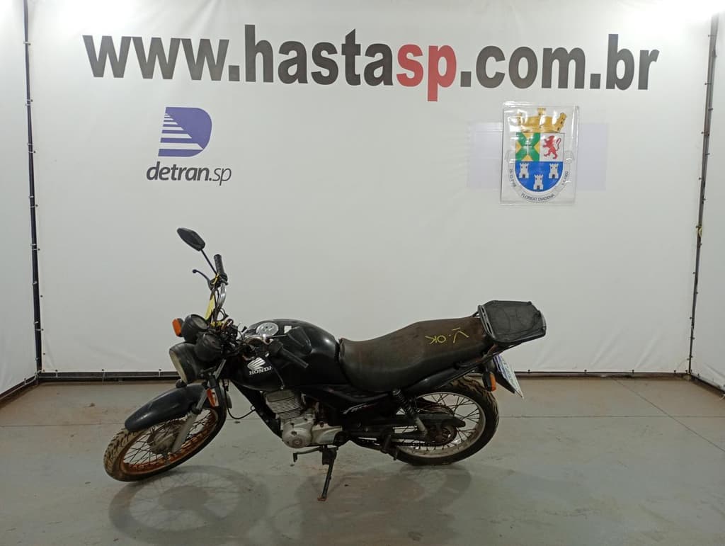 HONDA CG 125 FAN KS 2012 2013 PRETA — foto do lote