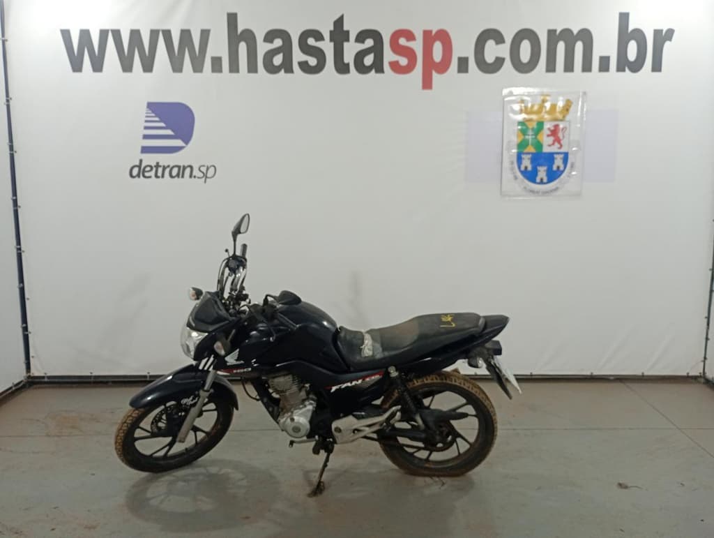 HONDA CG 160 FAN 2019 2019 PRETA — foto do lote