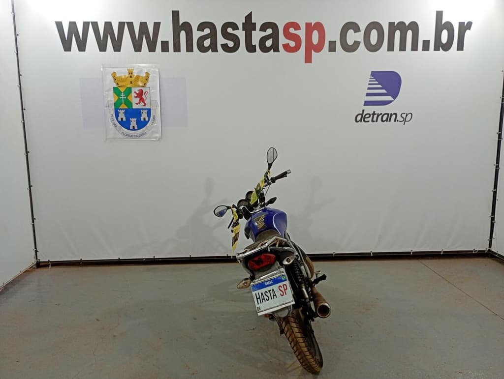 HONDA CG 125 FAN KS 2013 2013 AZUL — foto do lote