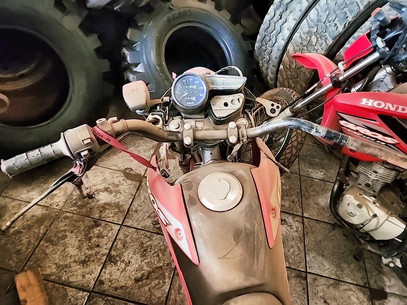 HONDA NXR 150 BROS KS ANO: 2008/2008 PLACA FINAL 7 (PR) — foto do lote