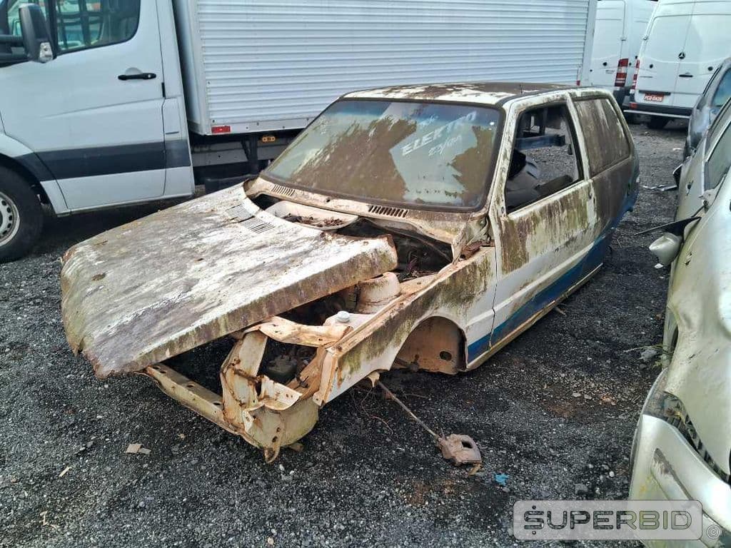 SUCATA DE FIAT UNO FLEX 2010/2011, Placa FINAL 7,  (ID.: 45444) — foto do lote