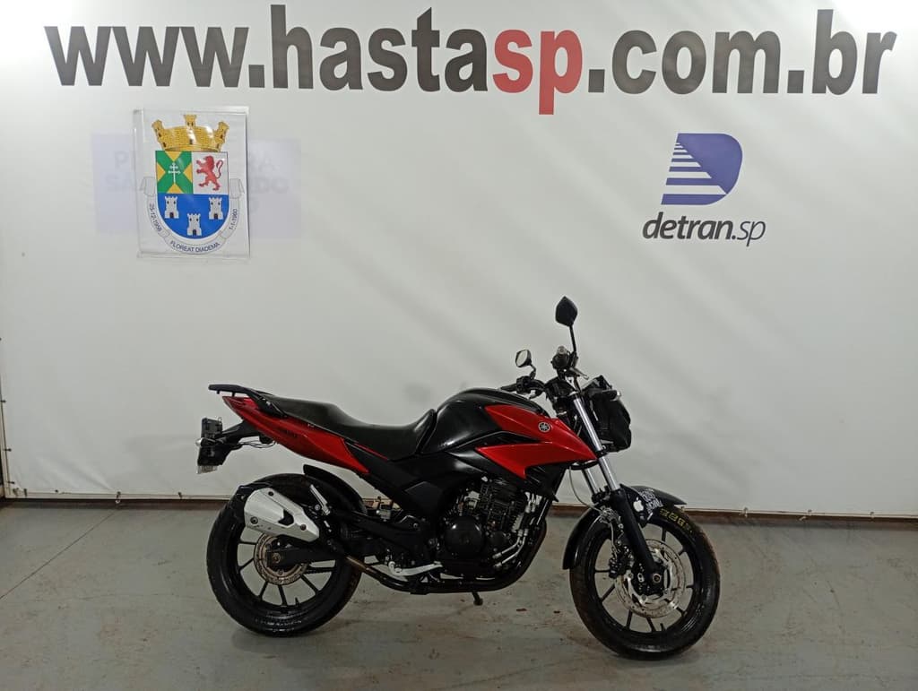 YAMAHA FAZER YS250 2010 2011 VERMELHA — foto do lote