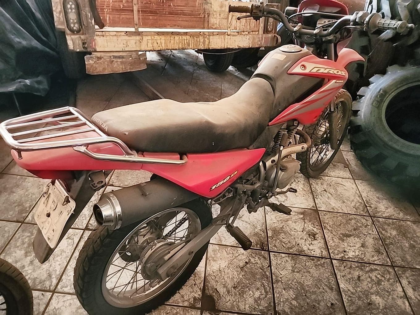 HONDA NXR 150 BROS KS ANO: 2008/2008 PLACA FINAL 5 (PR) — foto do lote