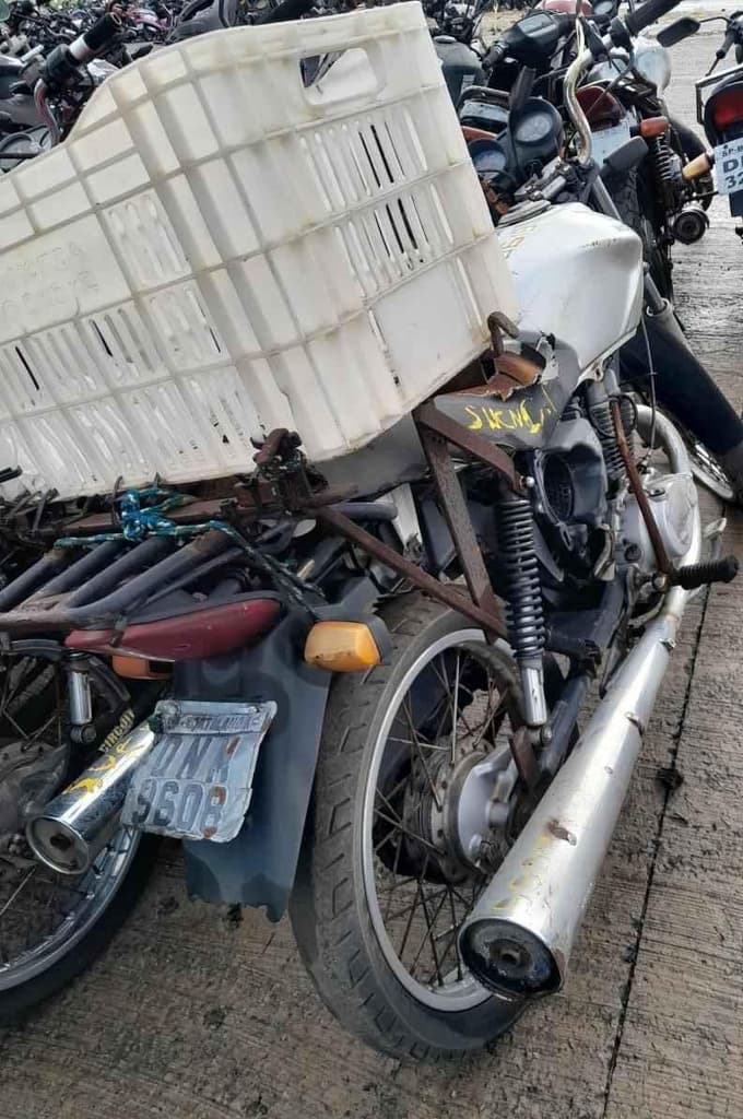 HONDA CG 150 2005 2006 Sucata Motor Servível — foto do lote