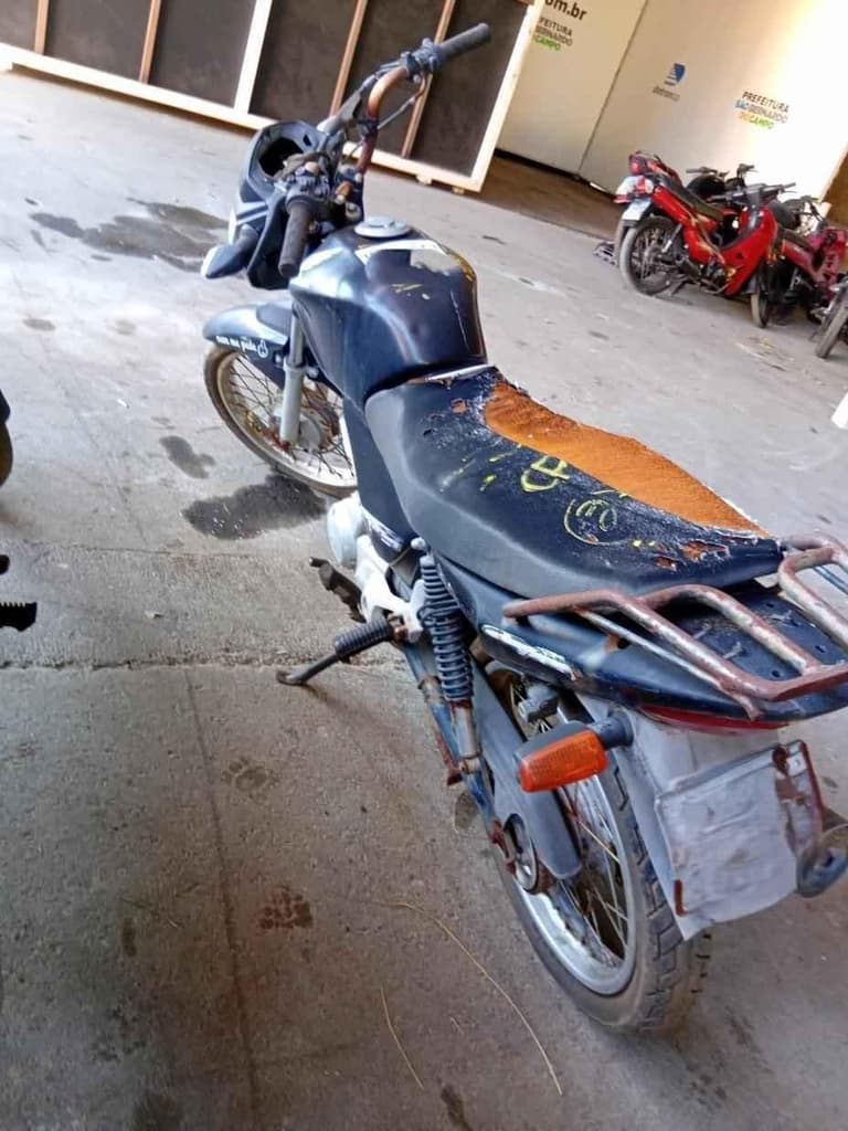 HONDA CG 150 2008 2008 Sucata Motor Servível — foto do lote
