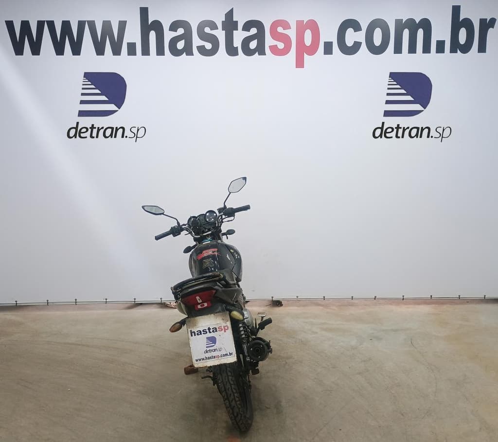 YAMAHA FACTOR YBR125 ED 2008 2009 PRETA — foto do lote