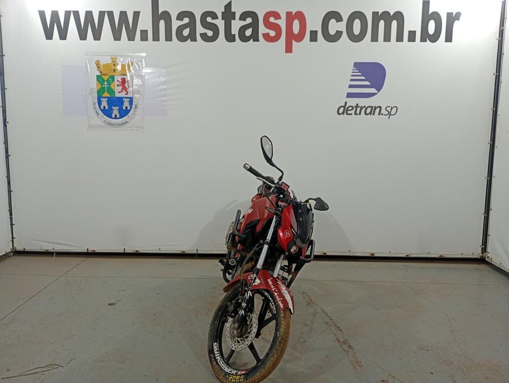 YAMAHA YS150 FAZER SED 2021 2022 VERMELHA — foto do lote