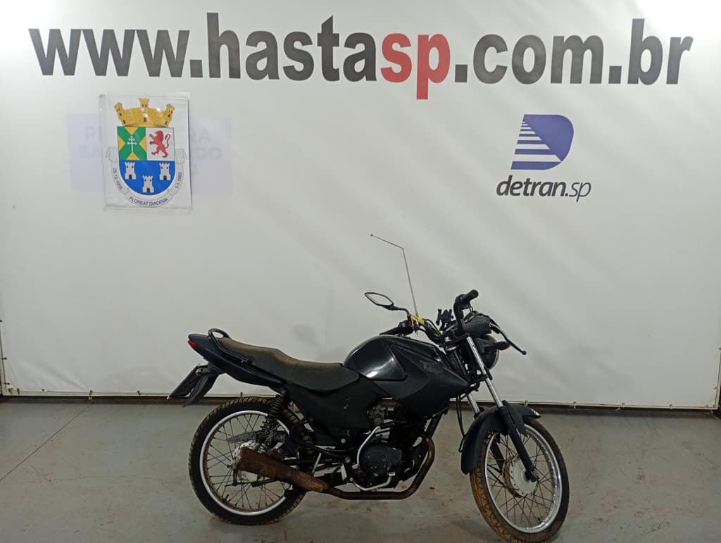YAMAHA FACTOR YBR125 K 2010 2012 PRETA — foto do lote