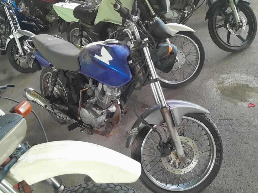 HONDA CG 150 2004 2004 Sucata Motor Servível — foto do lote
