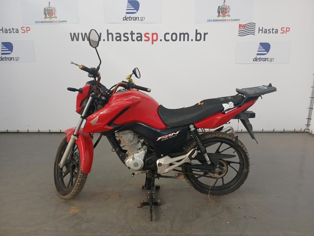 HONDA CG 160 FAN CG 160 FAN 2022 2022 VERMELHA — foto do lote
