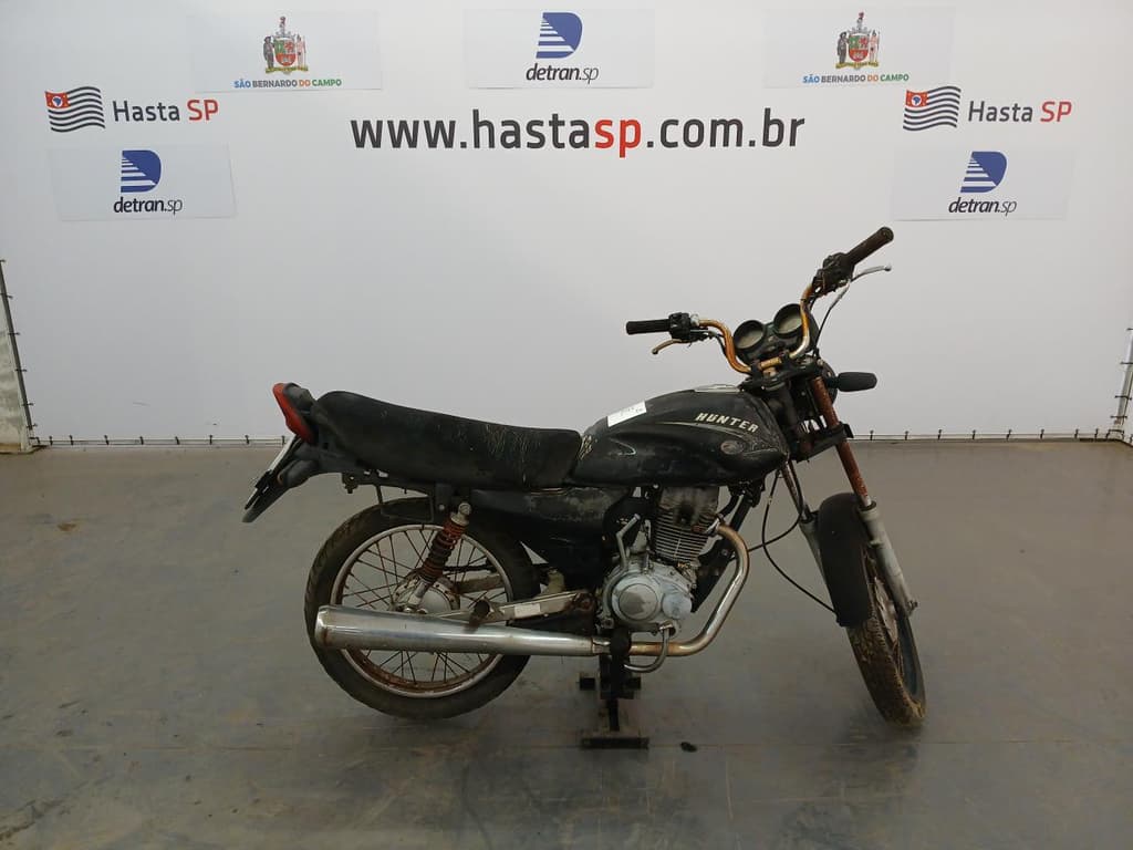 SUNDOWN HUNTER 125 SE 2008 2009 PRETA — foto do lote