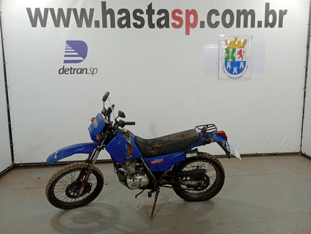HONDA XLR 125 2002 2002 AZUL — foto do lote